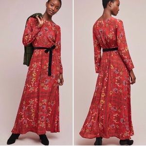 Anthropologie LAIA Roberta Floral Maxi Dress Sz S